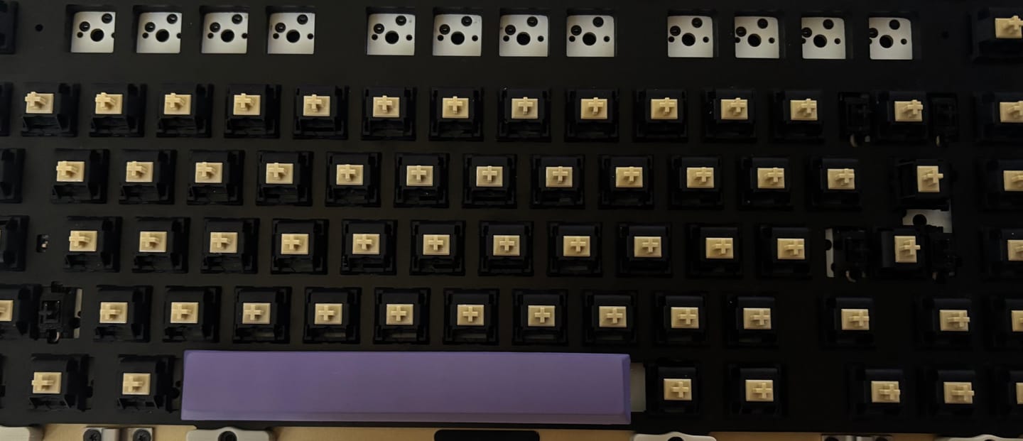 Customer photo review of KEYGEEK X MZ Y3 LINEAR SWITCH FACTORY LUBED (10PCS)
