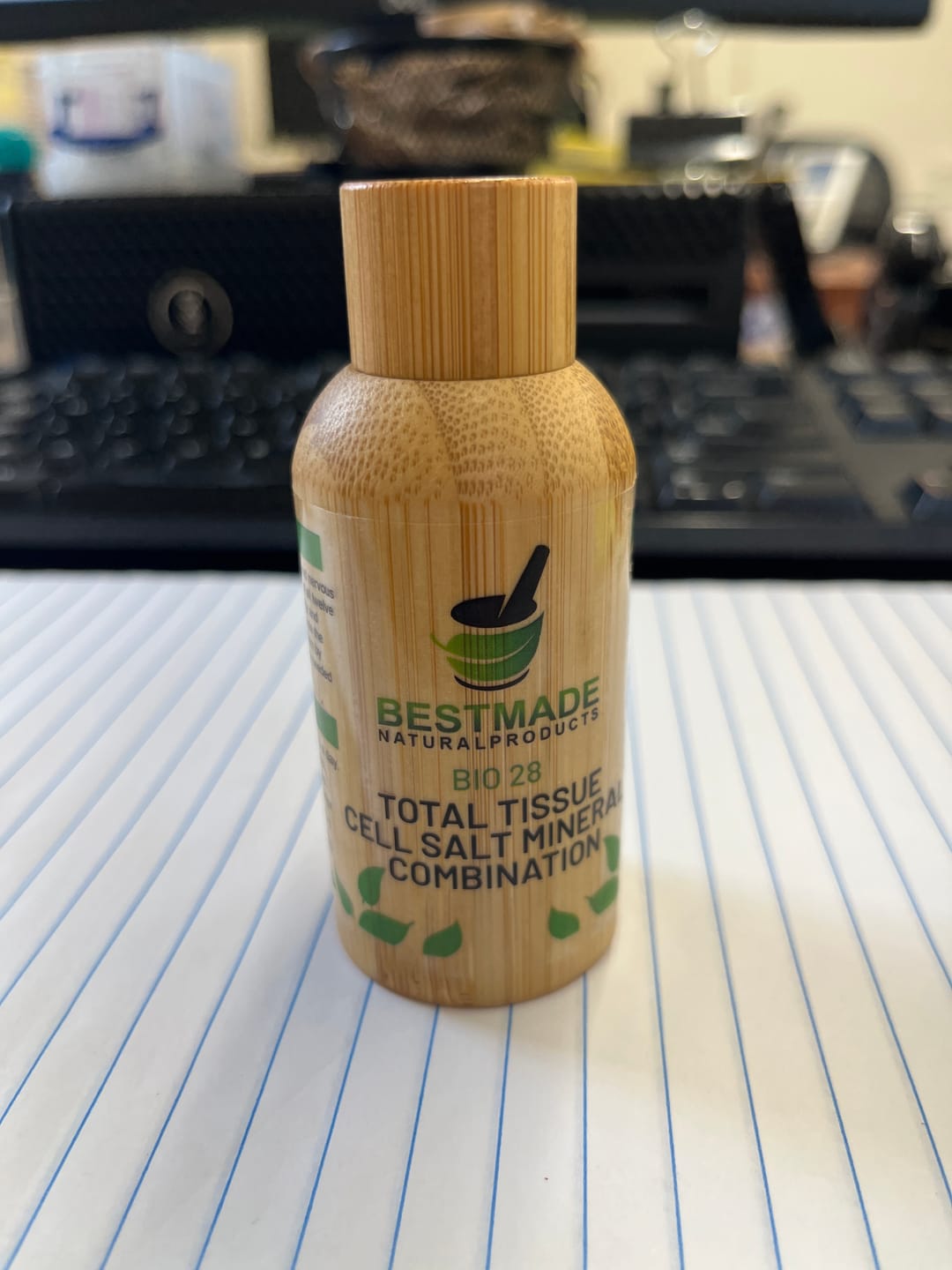 Customer photo review of Total Tissue Cell Salt Mineral Combination BIO28 - Helps Your Body Absorb and Use Nutrients, Increase Energy Levels, Helps Improve Sleep Patterns, Overall Health and Vitality, 30 mL Drops