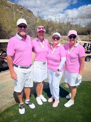 Customer photo review of Off The Pond Women's Pique Polo - Azalea Collection