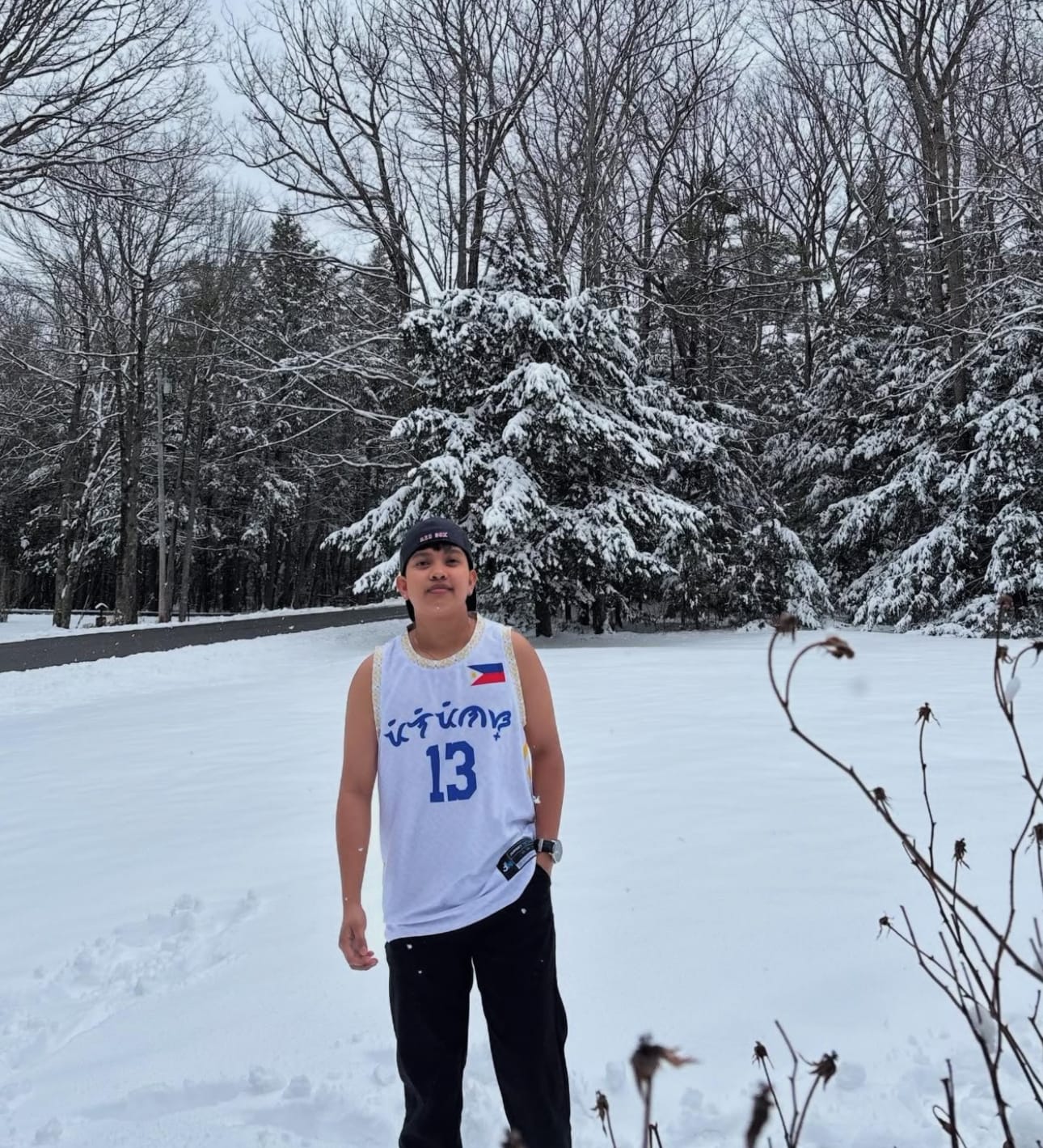 Customer photo review of Philippines Custom Basketball Jersey