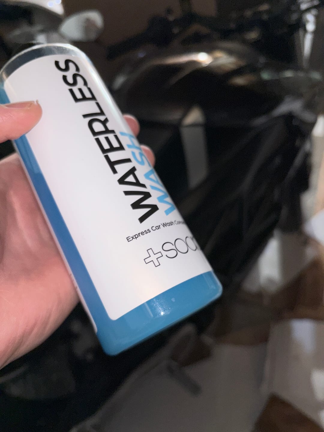 Customer photo review of +Soap Waterless Wash