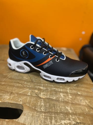 Customer photo review of Coolcustomsneaker Personalized Bright colors Sneakers, Custom Pumpkin color Shoes, Unisex Sport Shoes