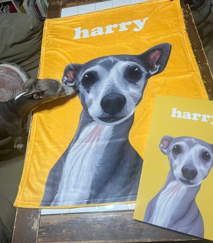 Customer photo review of うちの子ブランケット