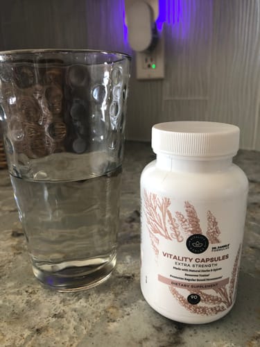 Customer photo review of Extra Strength Vitality Capsules