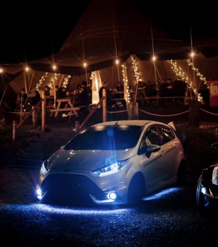 Customer review showing durable LED lights