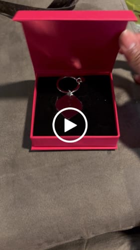 Customer video review of Spicy Custom Engraved Photo Keychain