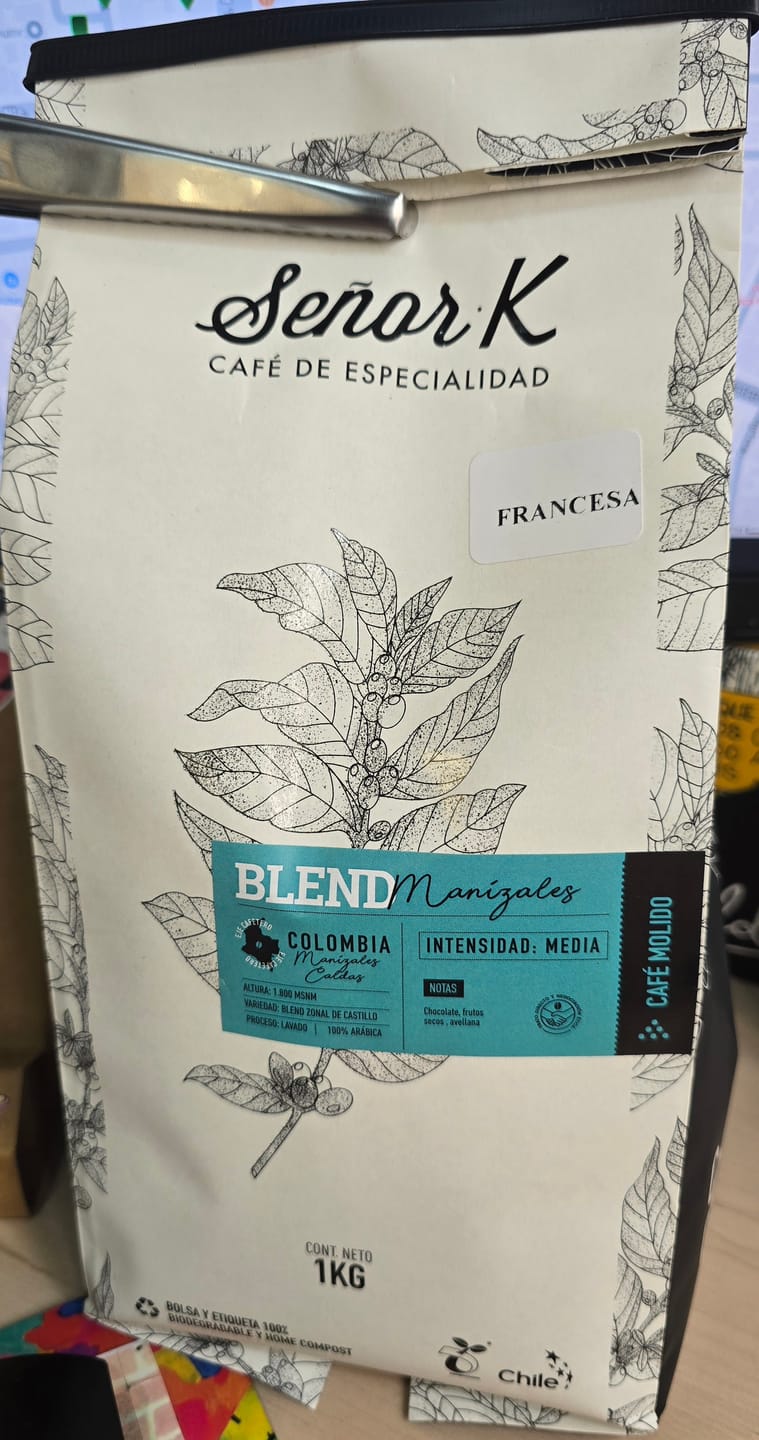 Customer photo review of Colombia | Blend Manizales Bolsa 1KG | MOLIDO