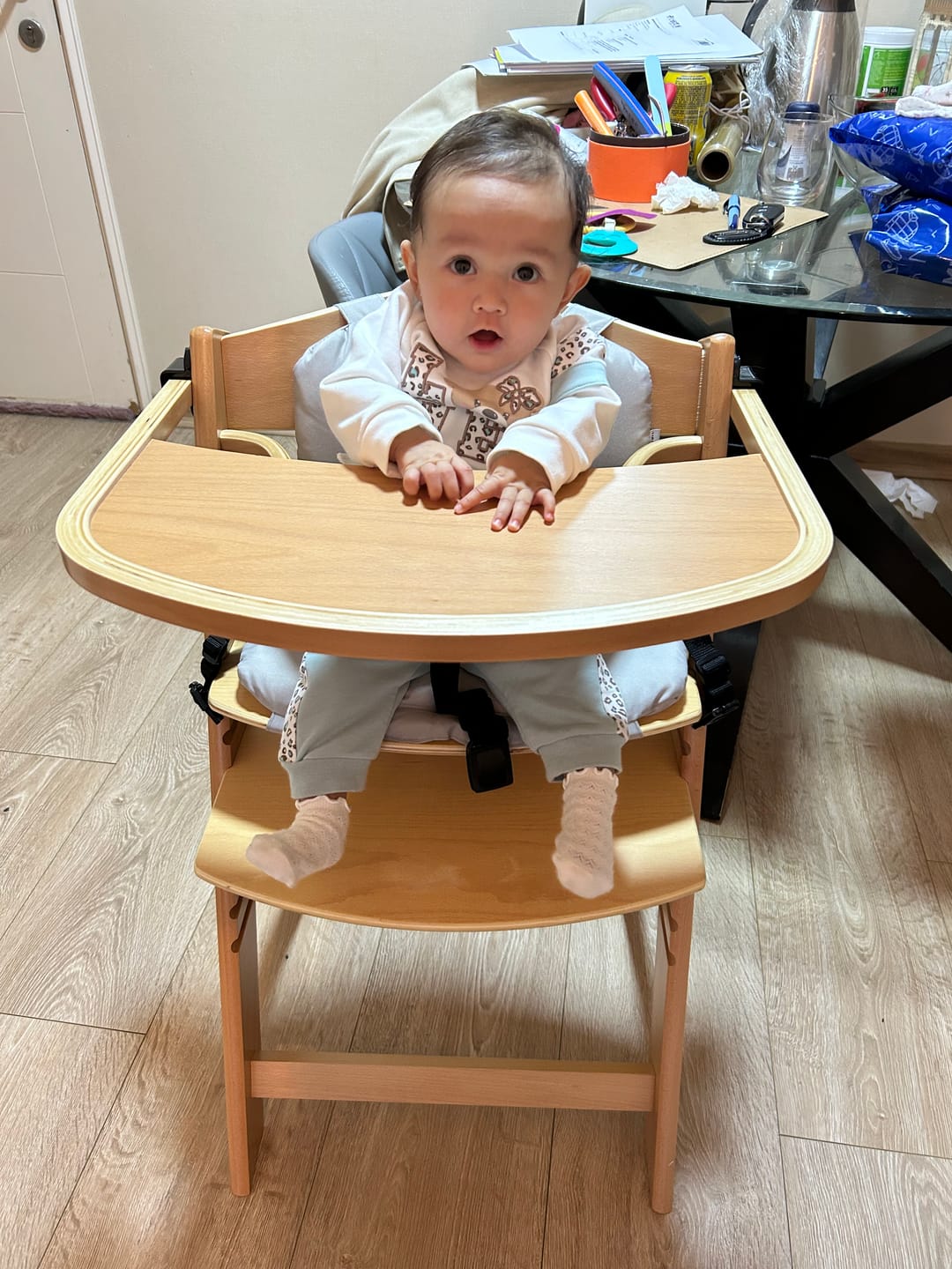 Customer photo review of Silla de Comer ENOCK Madera