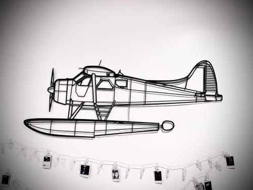 Customer photo review of DHC-2 MK I Metal Aircraft Wall Art - NCP0219