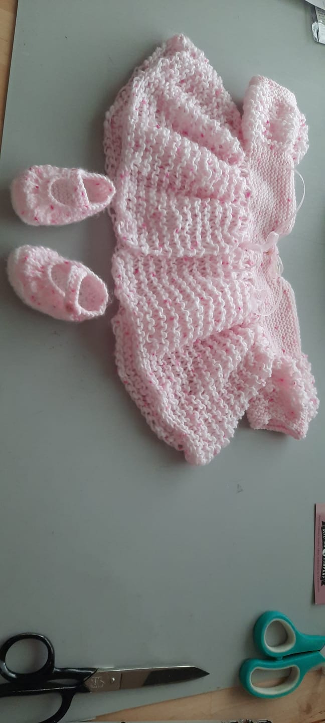 Customer photo review of Plymouth Yarn Dream | Dreambaby DK Acrylic Knitting Yarn