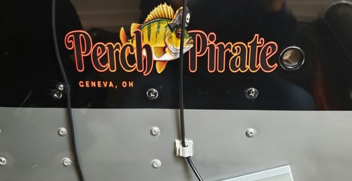 Customer photo review of Custom Digital Boat Name Logo Design