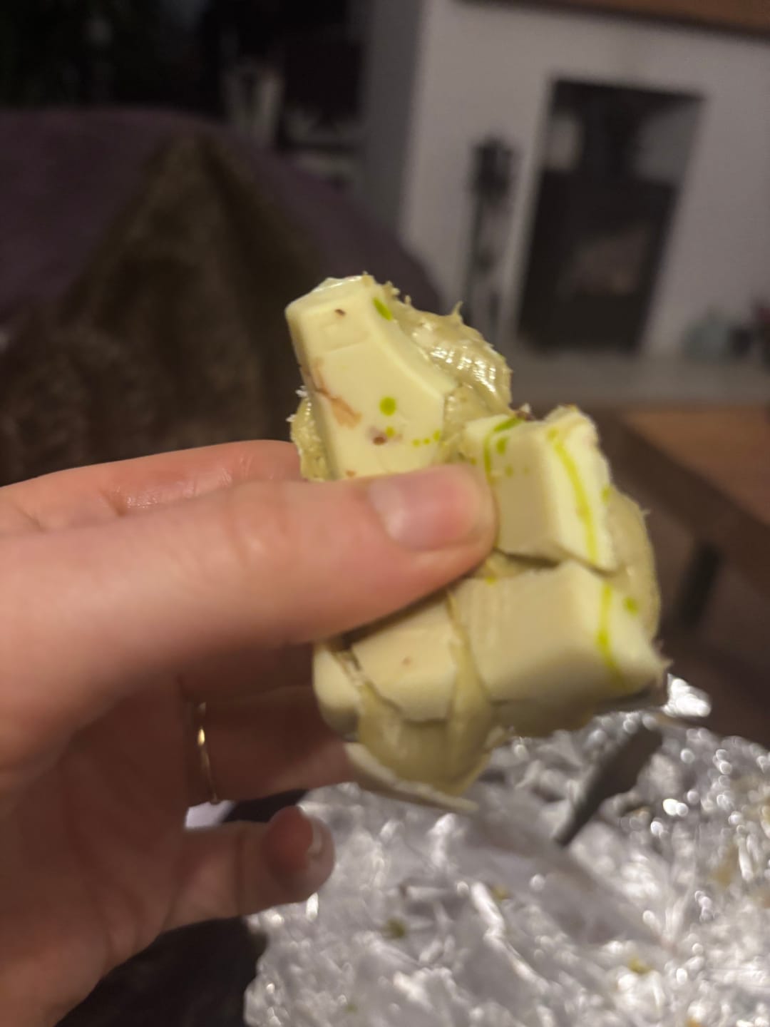 Customer photo review of Pistachio Cannoli Inspired What D'Yee Want Wednesday Bar