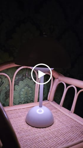 Customer video review of Bordslampa - Svamplampa Flowerbud - Batteridriven 5000 mAH