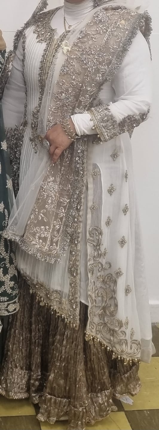 Customer photo review of P-252 - White - Readymade - Khuda Baksh Creations 2024