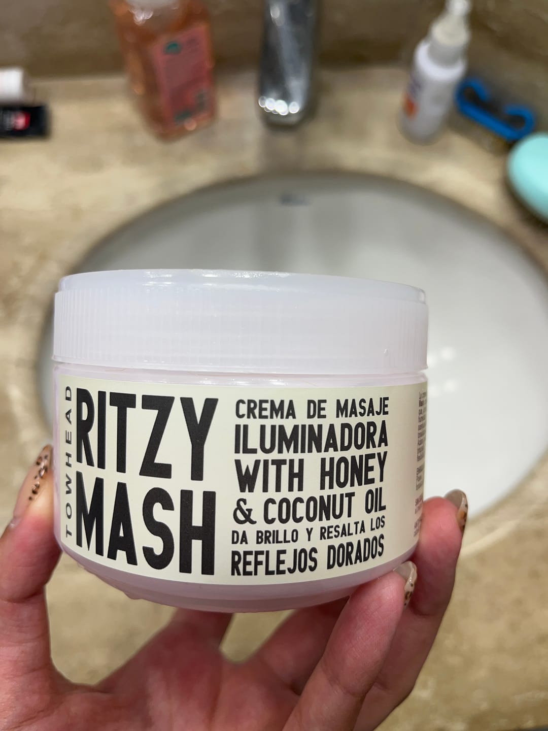 Customer photo review of Crema de masaje iluminadora