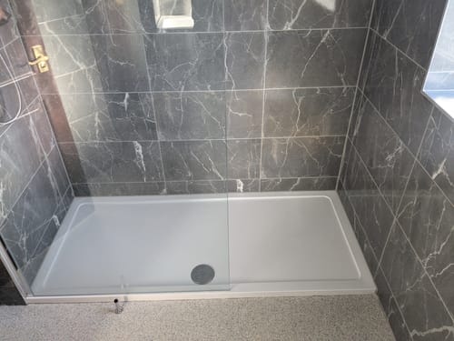 Customer photo review of 1700 x 760 Rectangle Stone Shower Tray