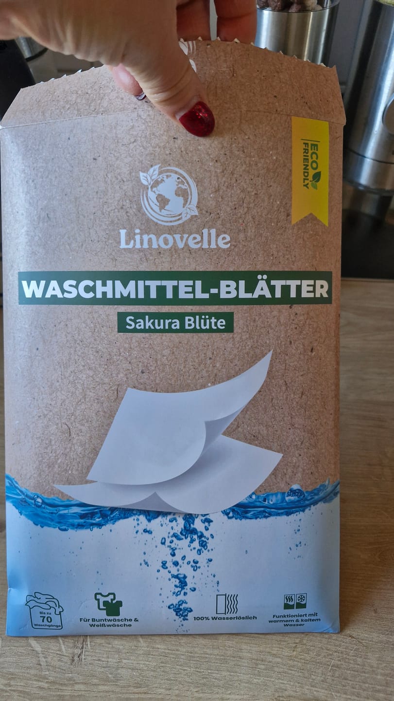 Customer photo review of Waschmittelblätter + 50 Extra GRATIS Wäschen