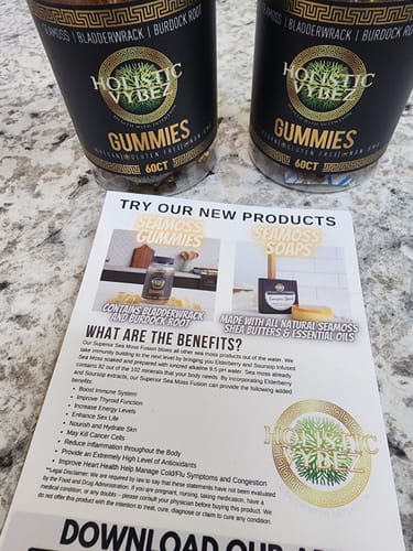 Customer photo review of Organic Sea Moss Gummy Bears PRE-ORDER