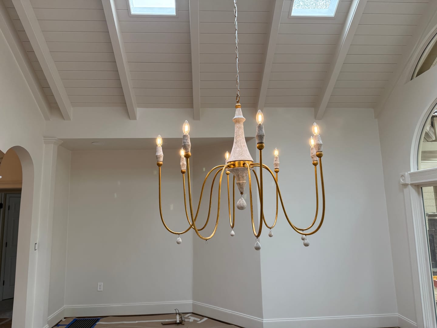 Customer photo review of Pendant Clear Round 3 Conductor Cord- Per Ft.