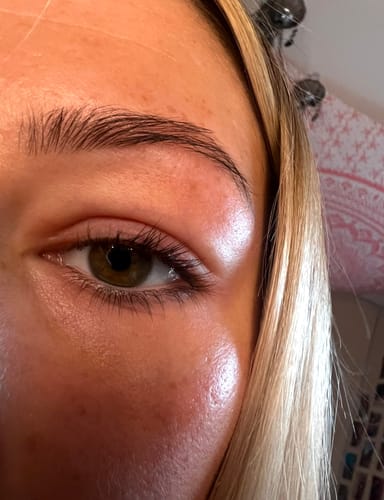 Customer photo review of Lash Growth Serum