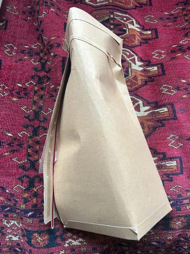Customer photo review of Cleilia & Romy Bright Floral Silk Scarf