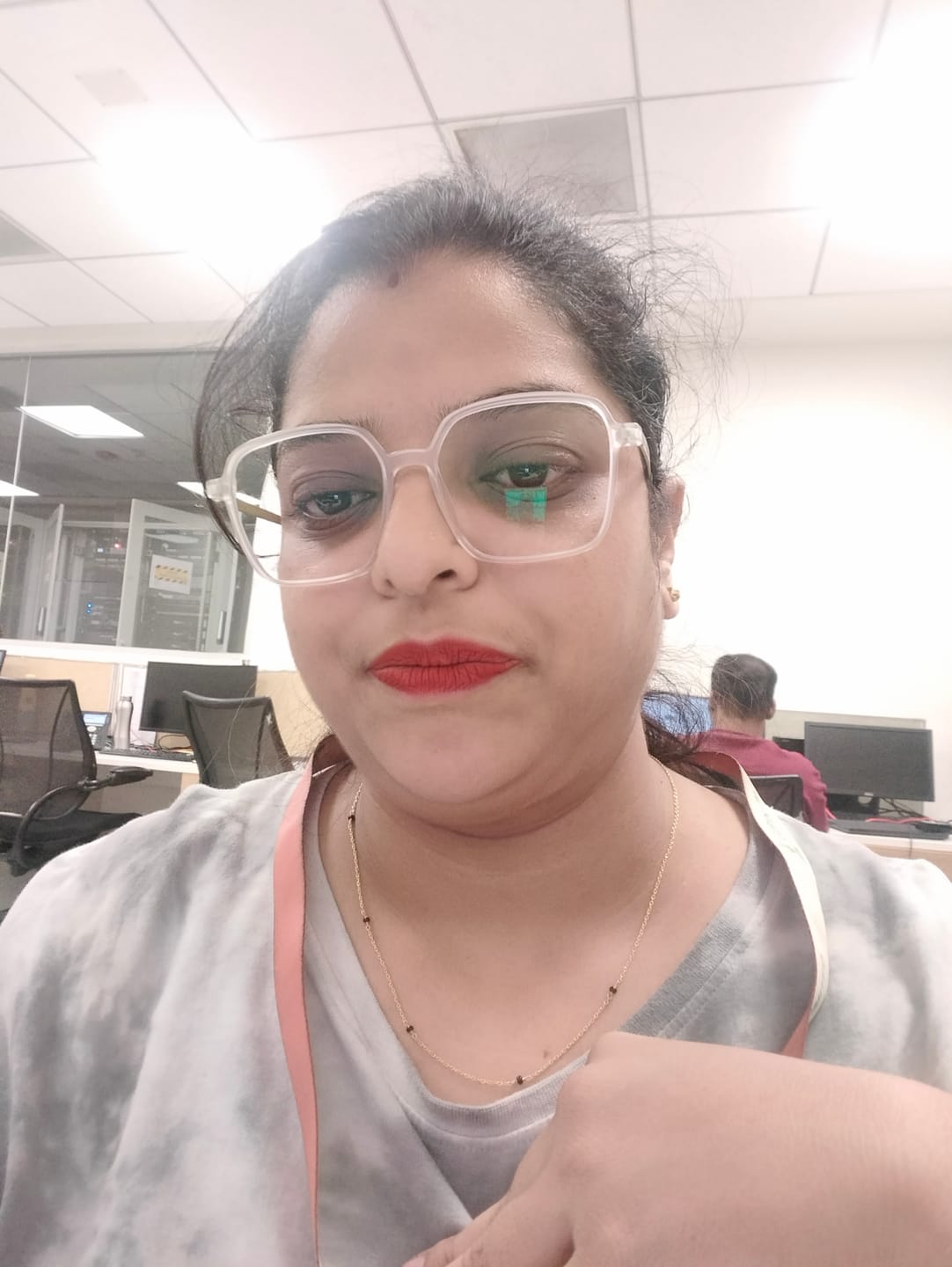 Customer photo review of Gilded Dainty Mangalsutra
