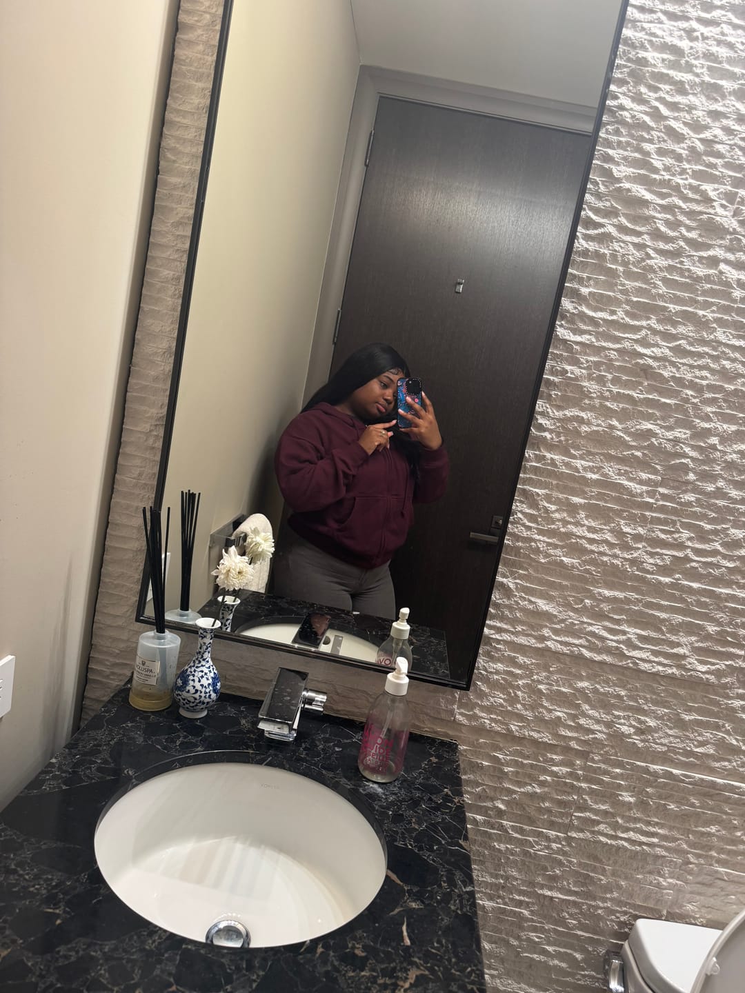 Customer photo review of Natural Straight Frontal Wig (Pre-Order)