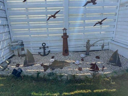 Customer photo review of Gartenstecker Forelle