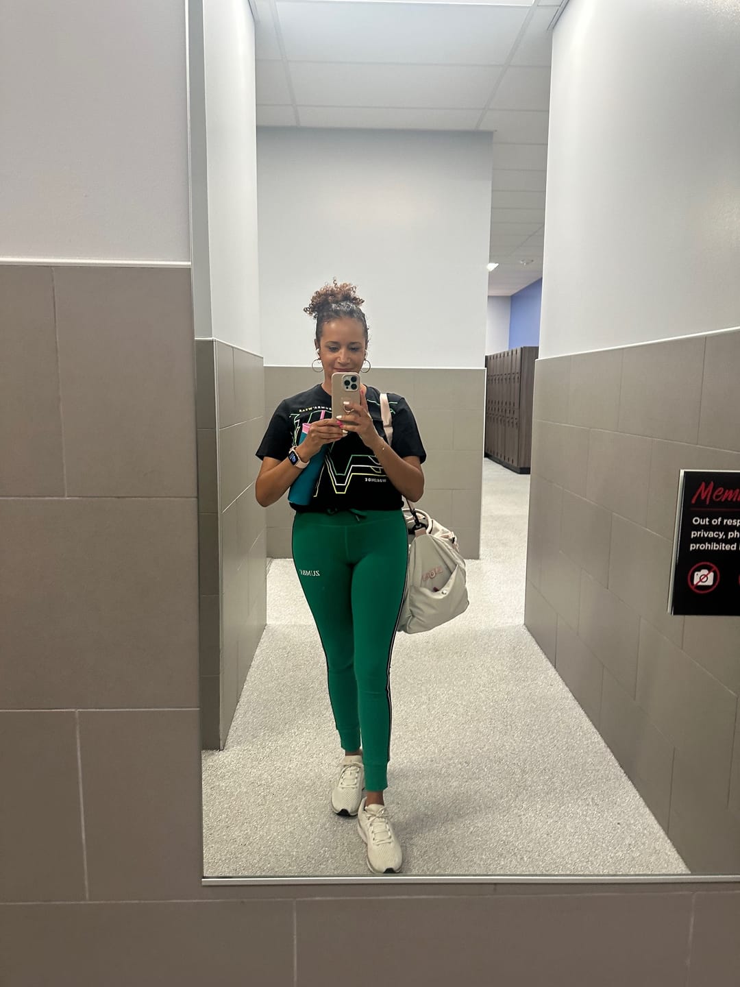 Customer photo review of Zumba Haus High Waisted Jogger Leggings