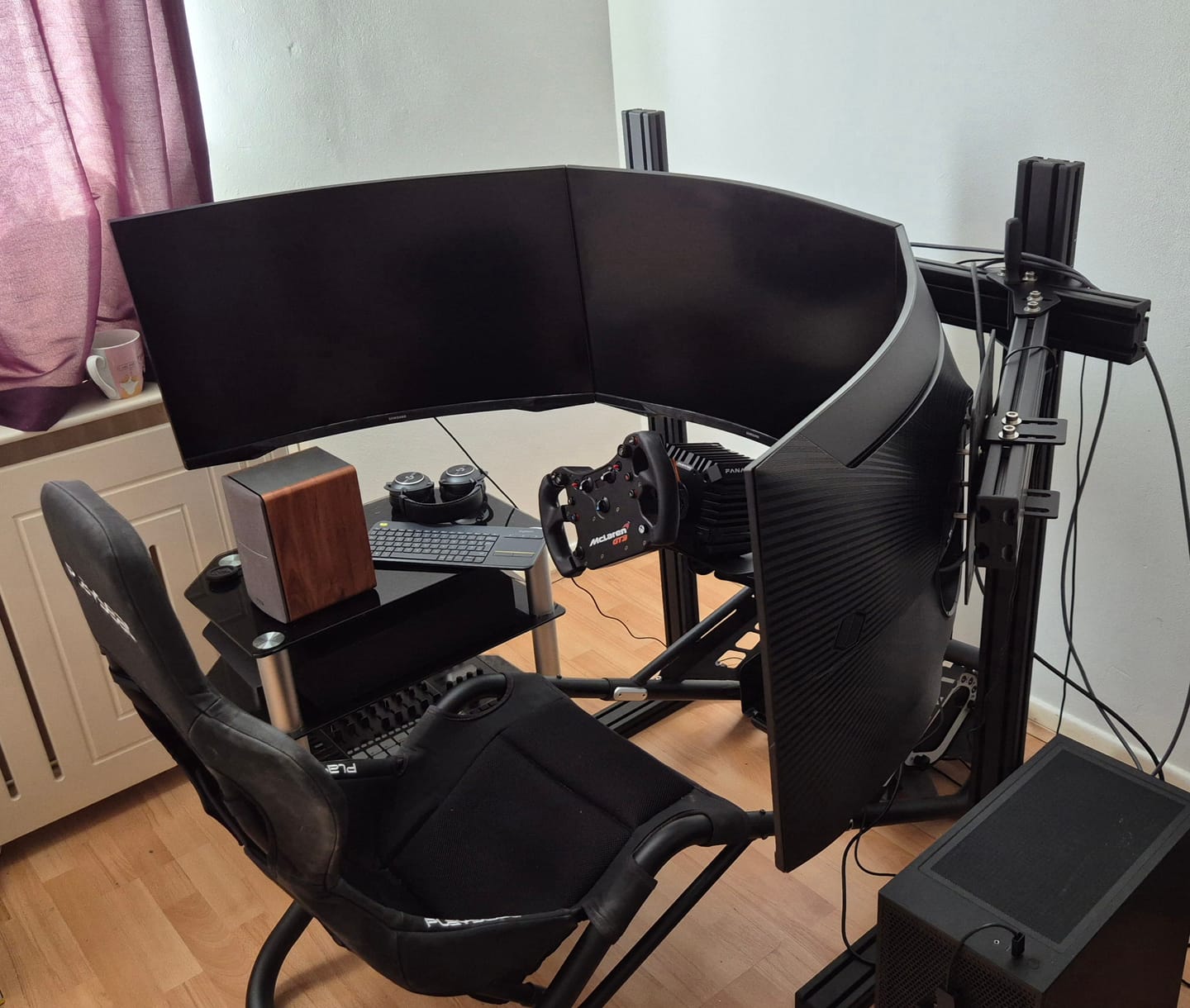 Customer photo review of Simulator Monitor Stand