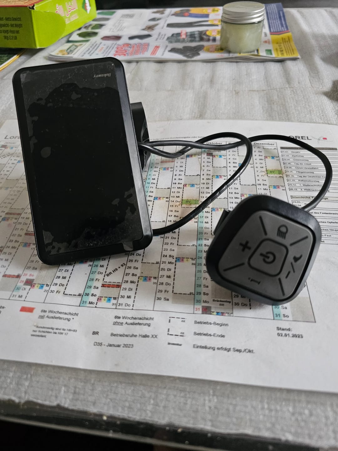 Customer photo review of Multifunctional Colorful Display For Lankeleisi MG600 Plus/RV700/RV800/RX800 Plus/MG800 Max Electric Bike