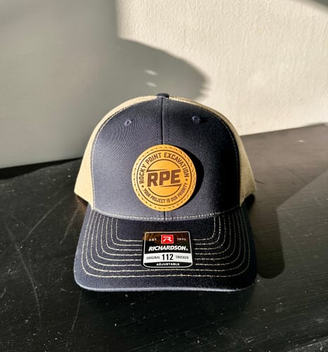 Customer photo review of Richardson 112 Custom Leather Patch Hat