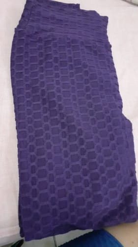 Customer photo review of Legging Anti Cellulite Violet