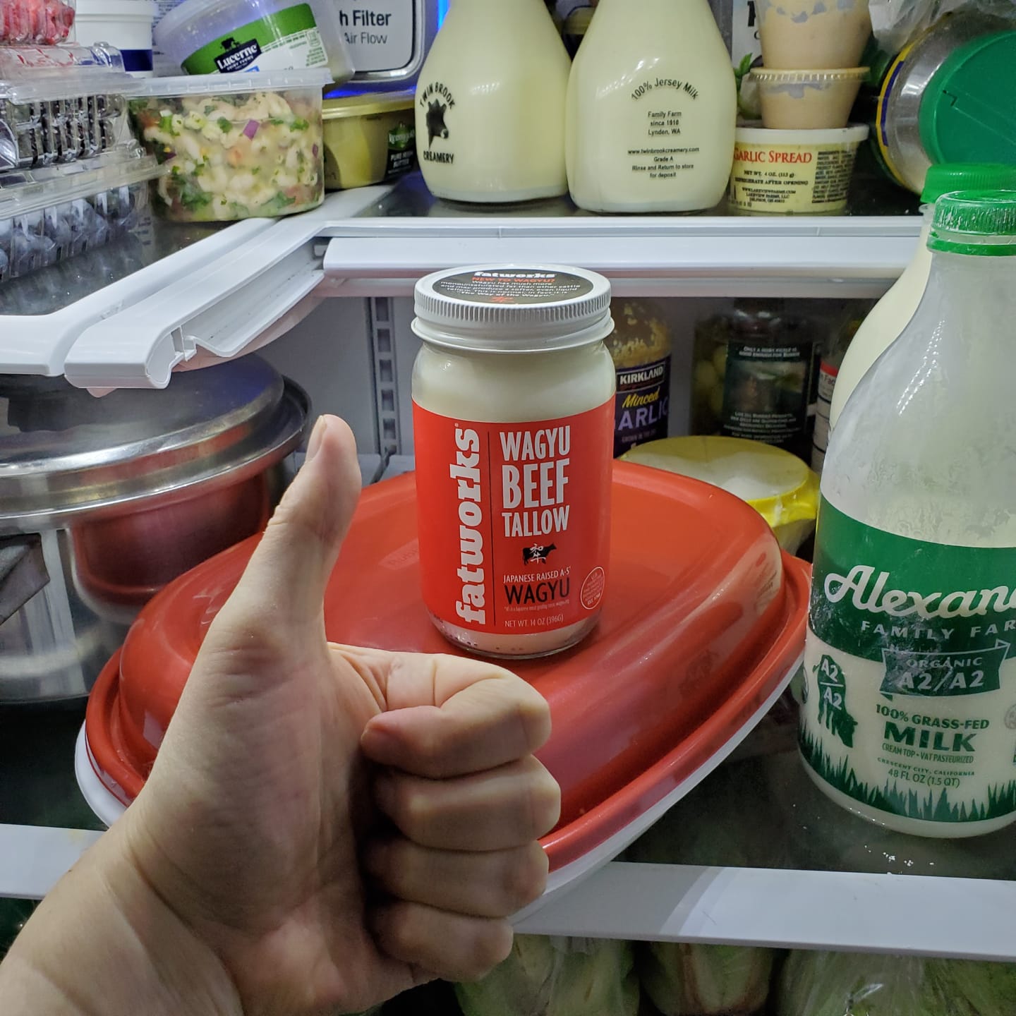 Customer photo review of Japanese Wagyu Tallow 14 OZ
