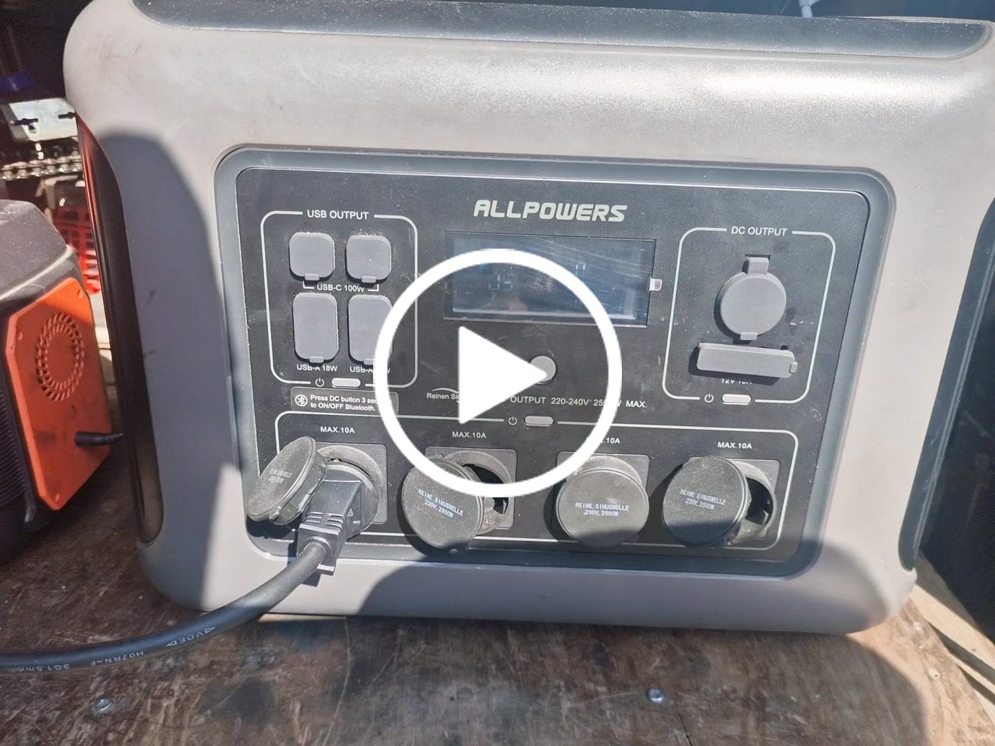 Customer video review of ALLPOWERS R2500 Station électrique portable 2500W 2016Wh