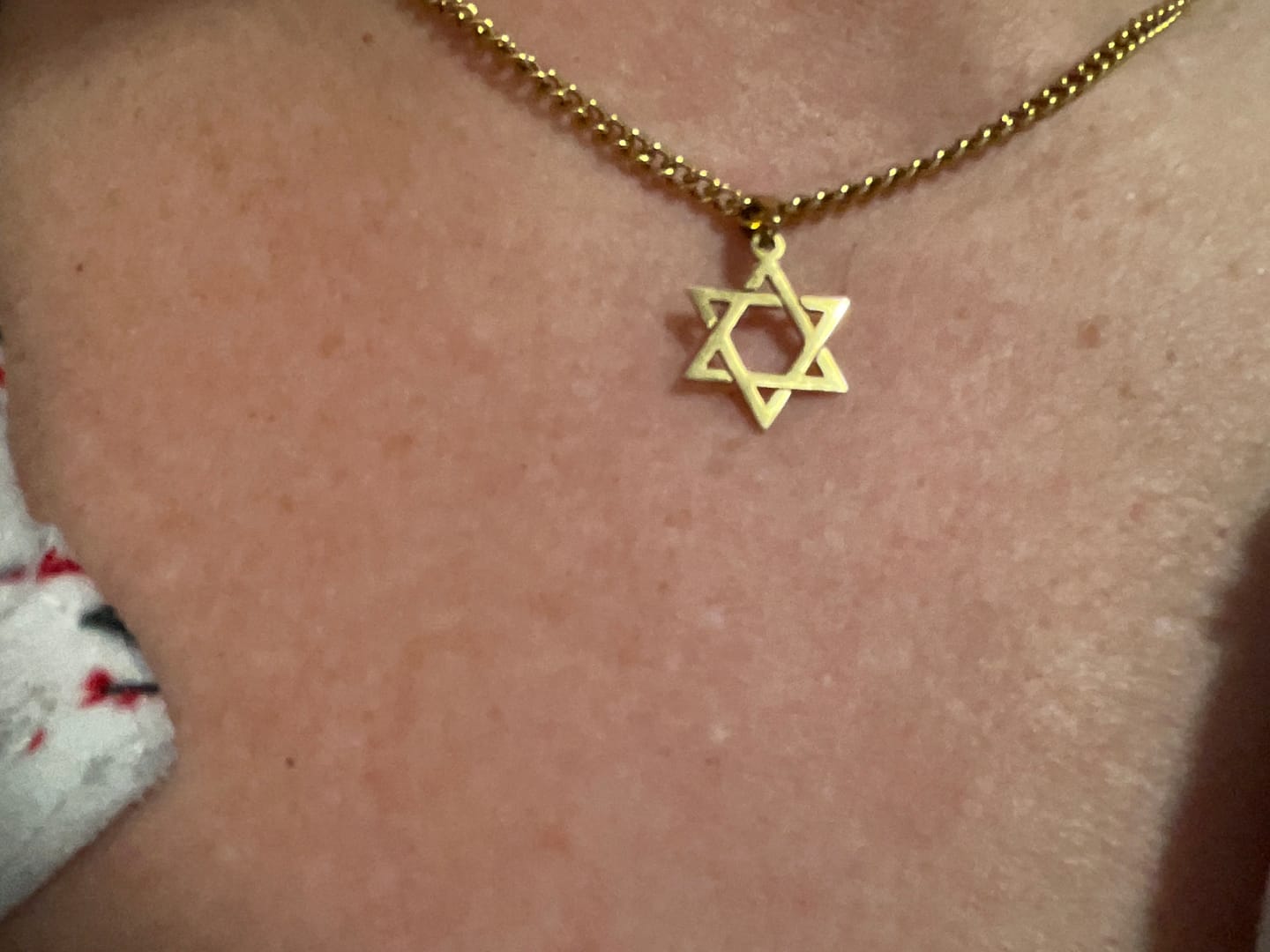 Customer photo review of Israel365 Star of David Necklace