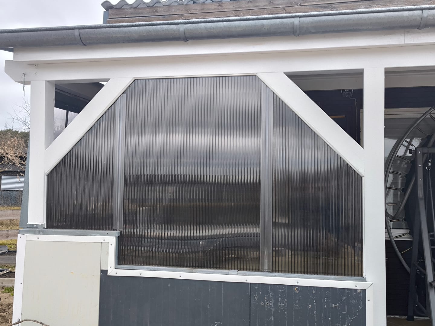 Customer photo review of Doppelstegplatte 16 mm Polycarbonat 3-fach bronze
