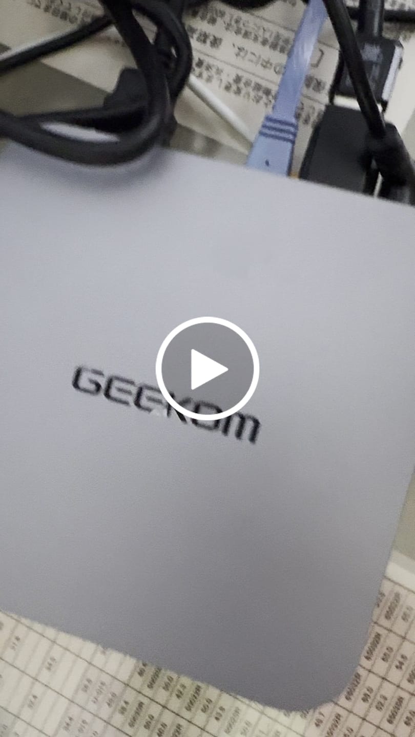 Customer video review of GEEKOM NUC GT13 PRO ミニPC第13世代 インテル® CORE™ I9-13900H