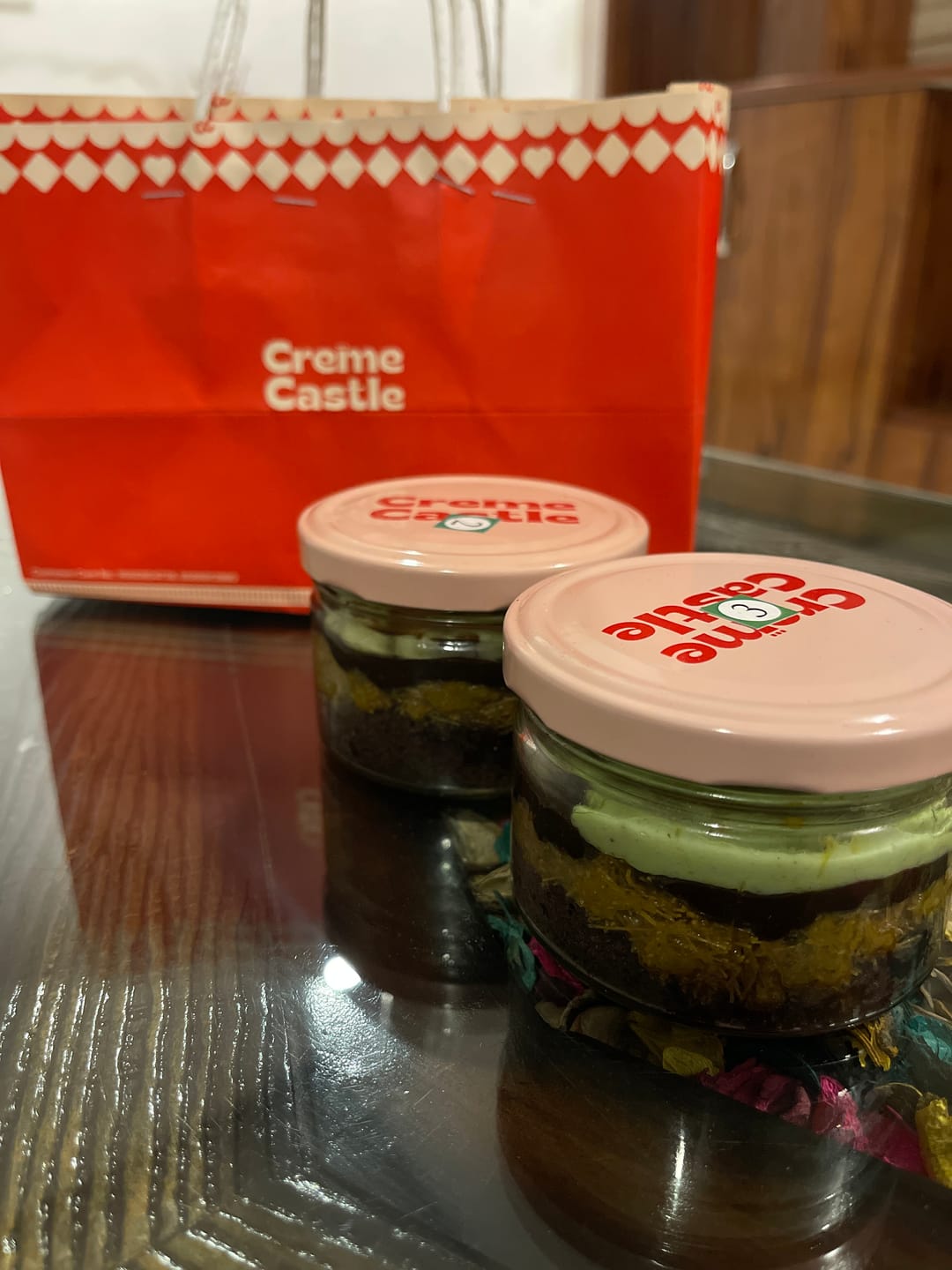 Customer photo review of Dubai Viral Chocolate Kunafa Jar [2 Pcs]