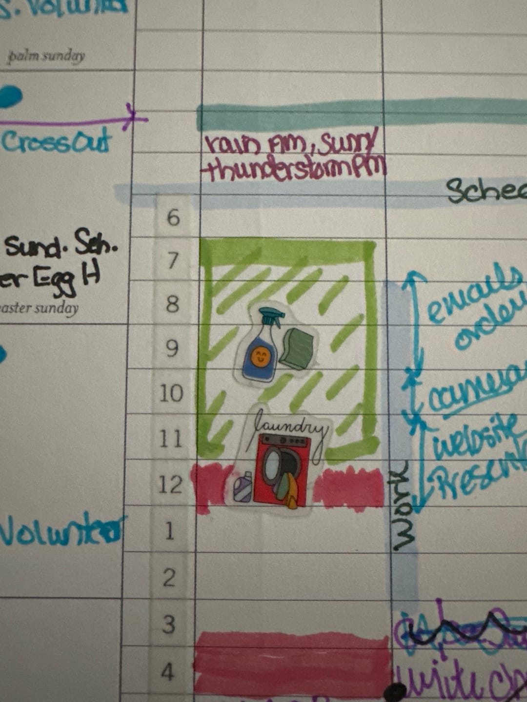 Customer photo review of Tidy Up Stickers