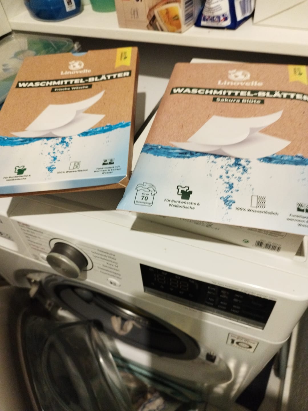 Customer photo review of Waschmittelblätter + 50 Extra GRATIS Wäschen