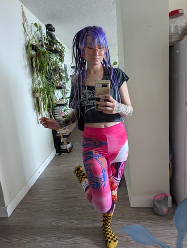 Customer photo review of Death - Leprosy - Leggings