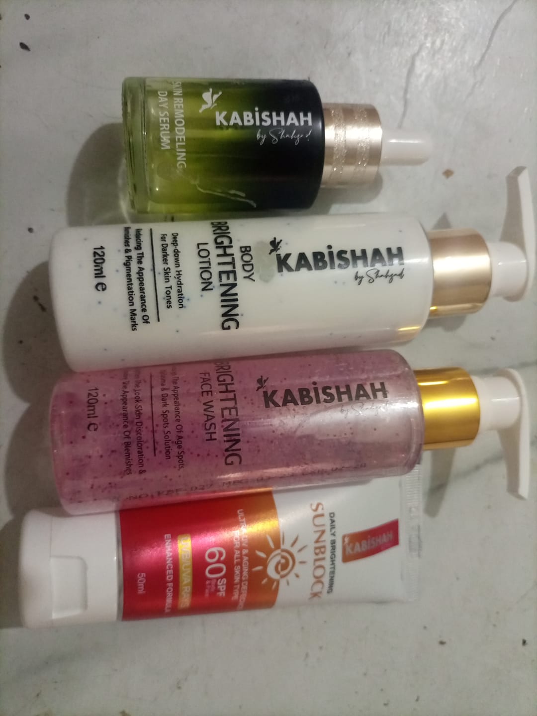 Customer photo review of All Day Radiant Glow Bundle