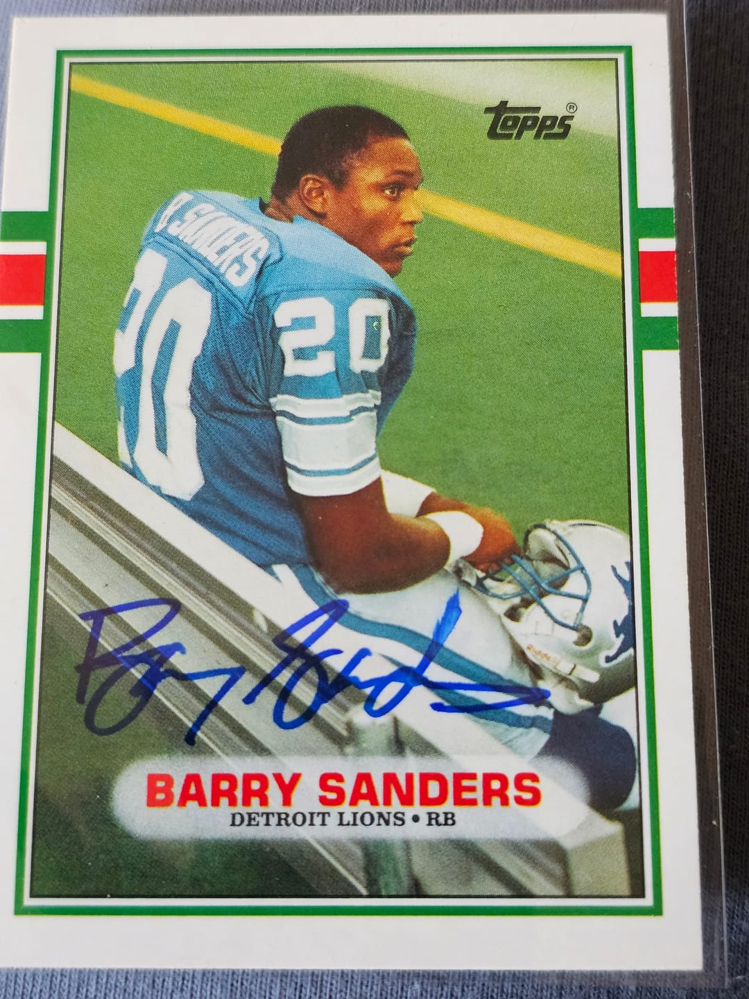 Customer photo review of Barry Sanders Autograph Signing