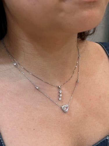 Customer photo review of Victoria Heart Necklace