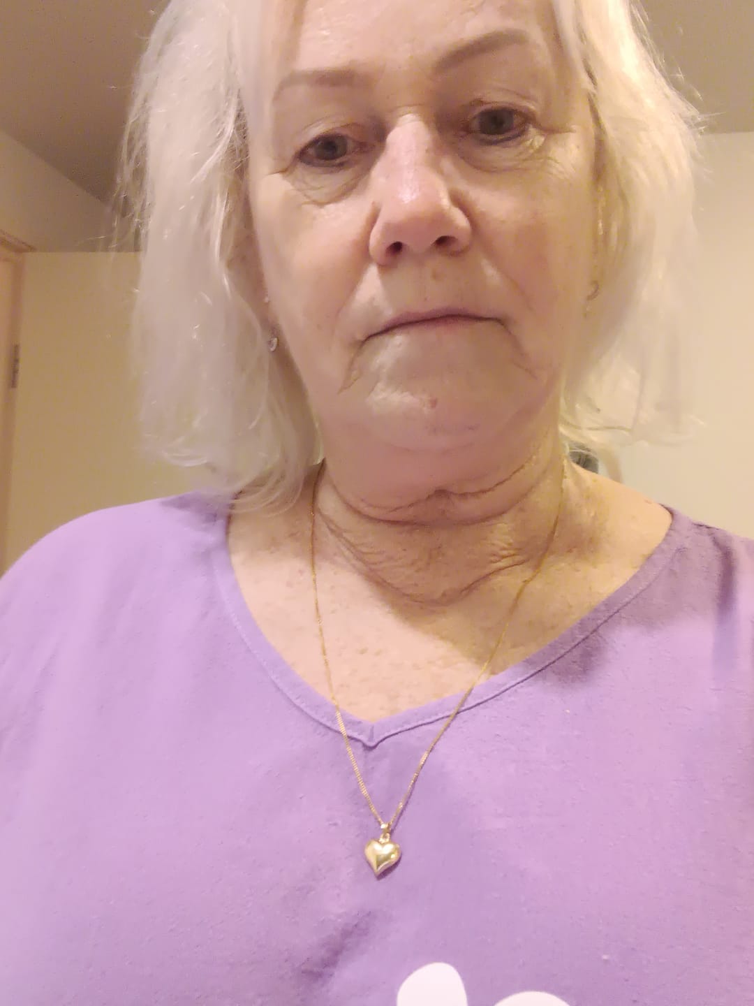 Customer photo review of Medium Heart Pendant in 9ct Yellow Gold