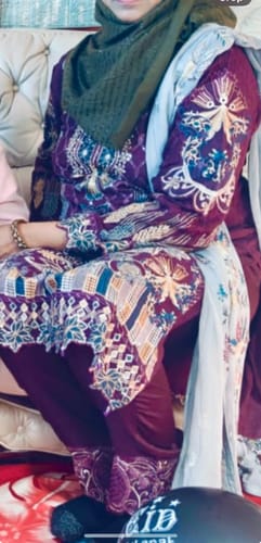 Customer photo review of D-904-R - Readymade -  Rangoon By Ramsha Collection Vol 9 2023