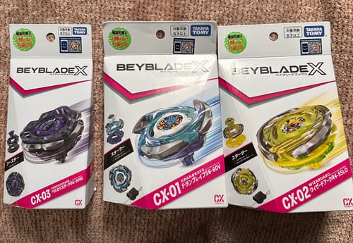 Customer photo review of [Pre-Order] Takara Tomy Beyblade CX Bundle (CX-01, CX-02, CX-03)
