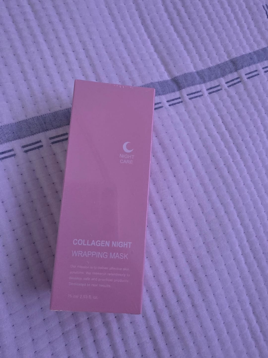 Customer photo review of The Naked Skin™ Collagen Overnight Wrapping Mask
