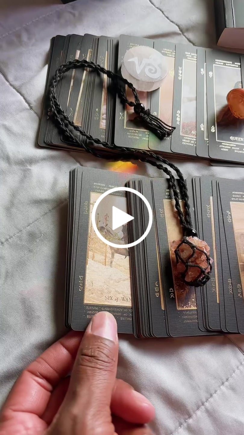 Customer video review of Lucid Dreams Beginners Tarot • Black Eclipse {EDITION 4}
